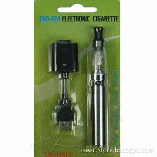 Electronic Cigarette, CE4 B Atomizer with Blister Packing, Small Kit with USB Charger